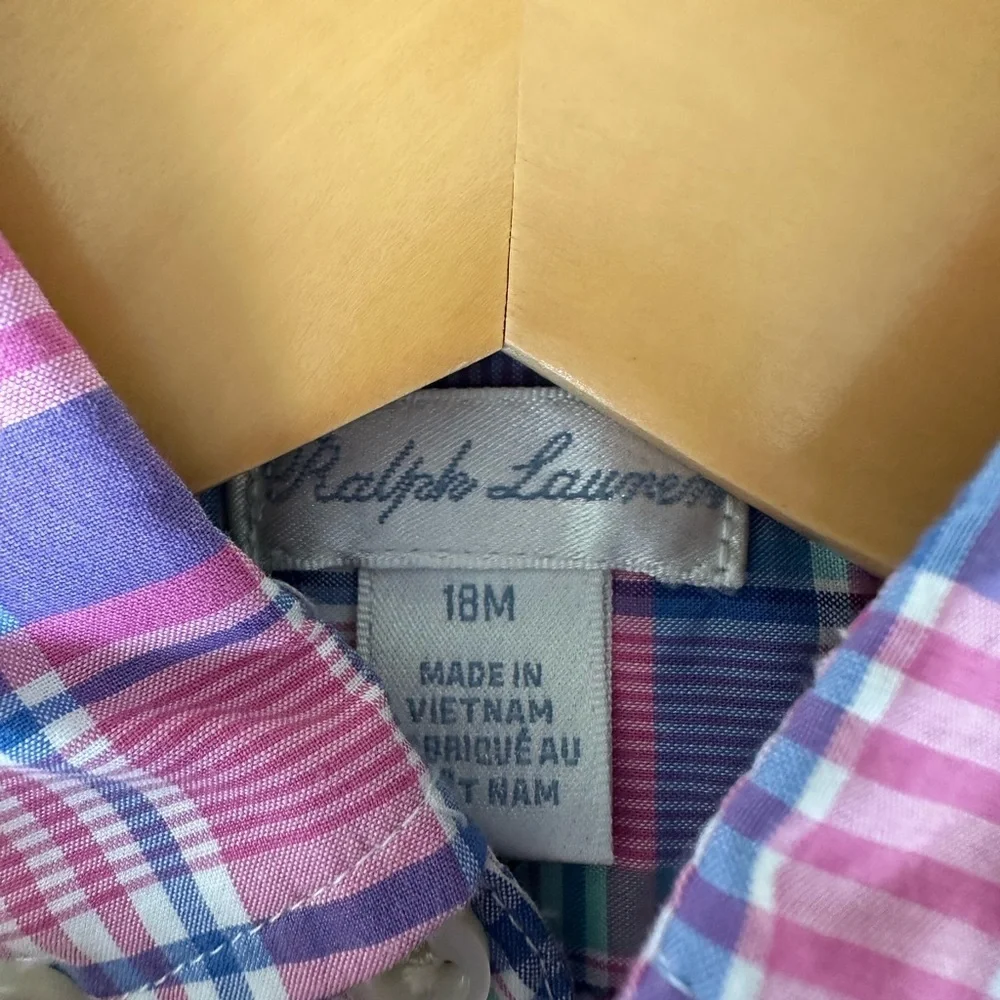 Ralph Lauren Kids Multicolor‎ Plaid Button Down Shirt